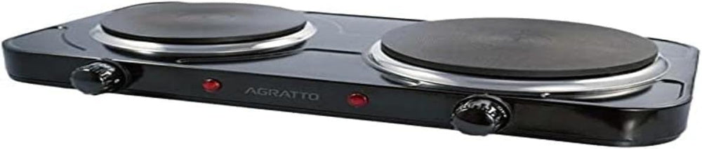 Agratto Fogão Elétrico de Mesa 2 Pratos FMP-01 Preto 127V 2500W