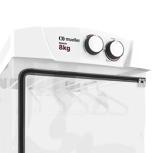 Secadora de Parede Mueller Solaris 8kg Sistema Giro Fácil