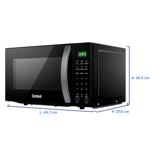 Micro-Ondas Bancada Consul 23L Função Marmita CMS23AE