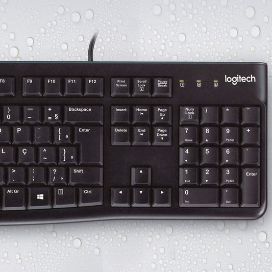 Teclado Logitech K120 USB ABNT2 com Fio