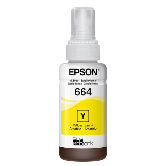 Refil para Tanque de Tinta Epson Amarelo Nº664 até 6.500 Páginas T664420-AL