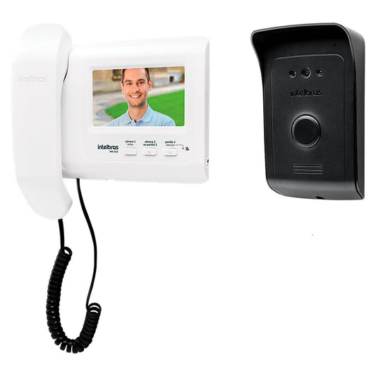 Vídeo Porteiro Intelbras IVR 1010 4,3" com 2 Câmeras